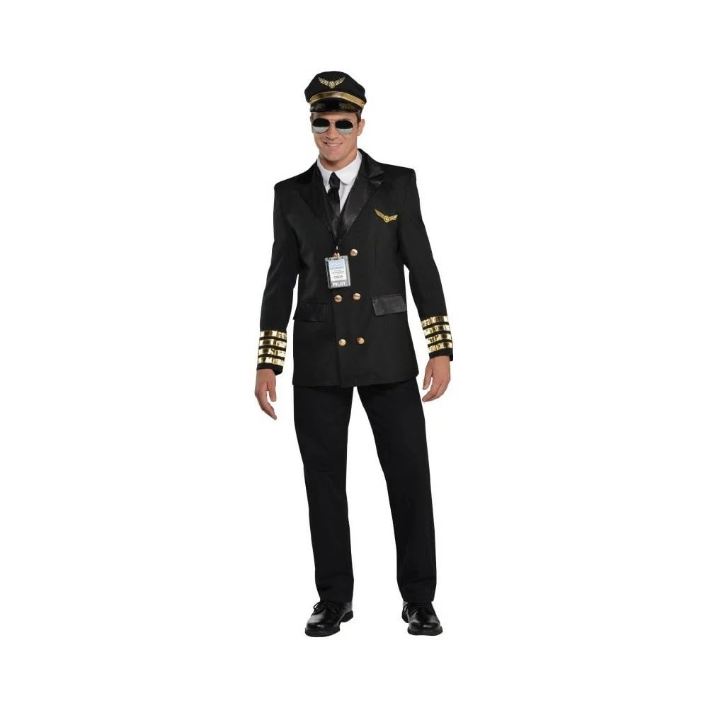 Amscan Captain Wingman Herrenkostüm XL, XL