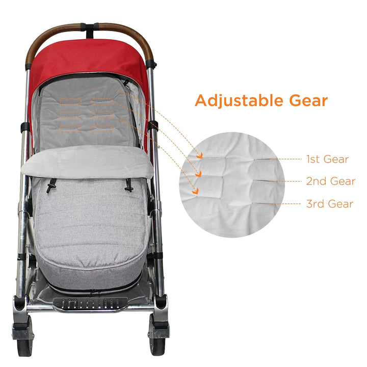 WD&CD Babyfusssack Einschlagdecke Babyschale WinterFusssack für Kinderwagen mit Fleece Gefüttert, Wa