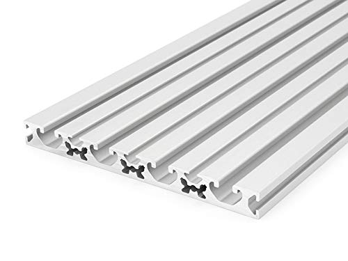 Aluminiumprofil 160x16L I-Typ Nut 8 (leicht), silber eloxiert. Aluminium Profil 160x16 Alu Profil 16