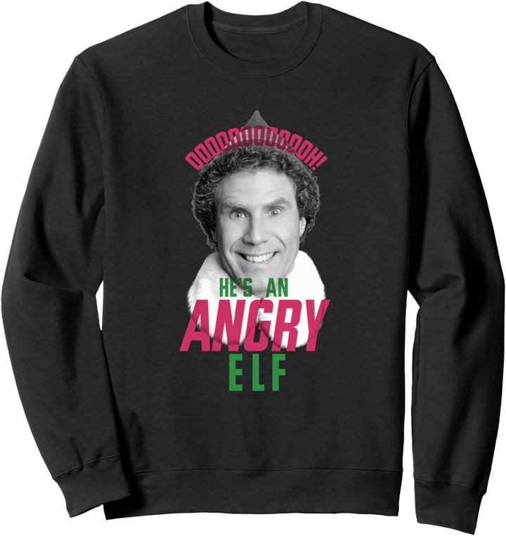 Elf Oooooh! He's an Angry Elf Weihnachten Sweatshirt