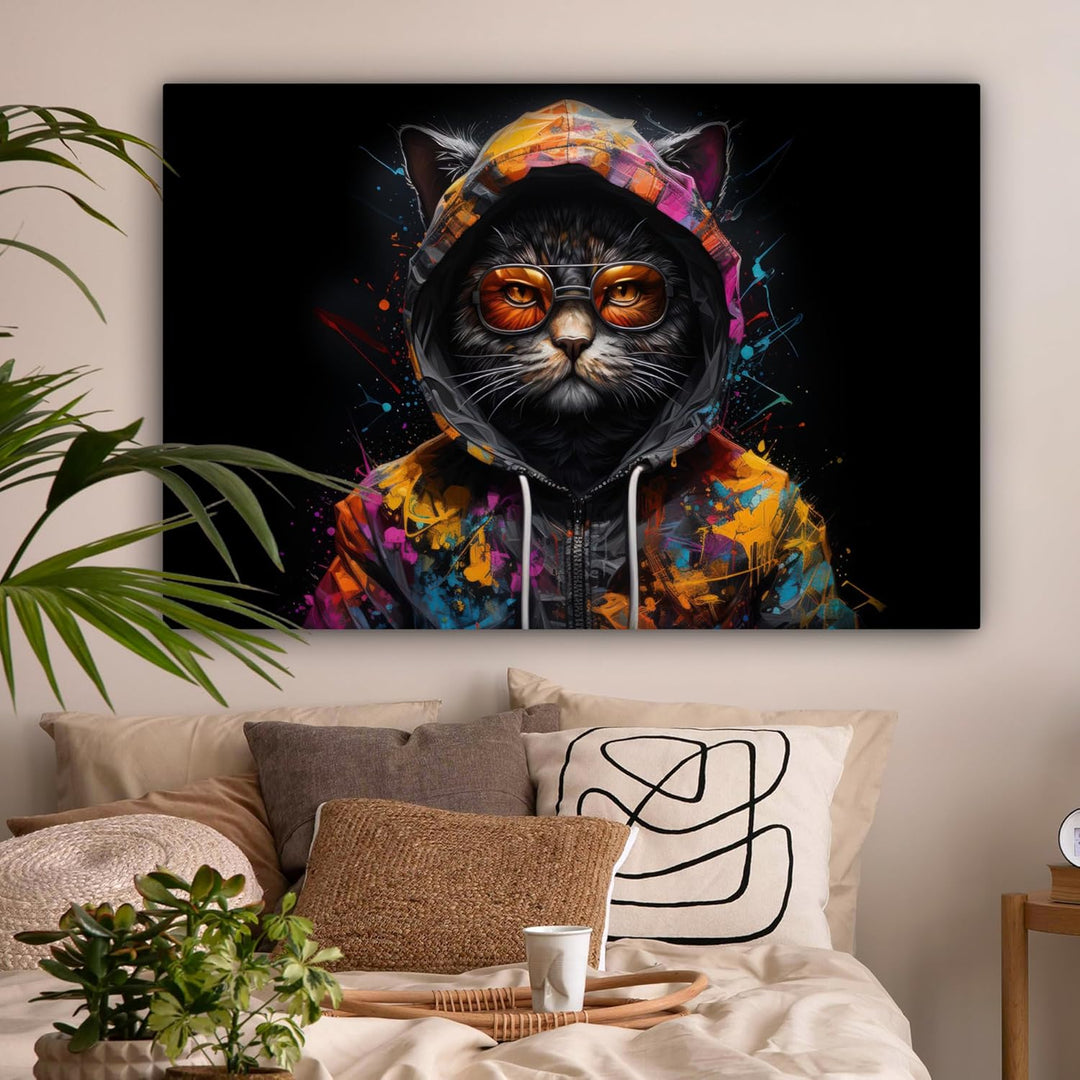 MuchoWow© Leinwandbild Gross 120x80 cm XXL Dekoration Wohnzimmer Bilder Aufhängen Wall Decoration Li