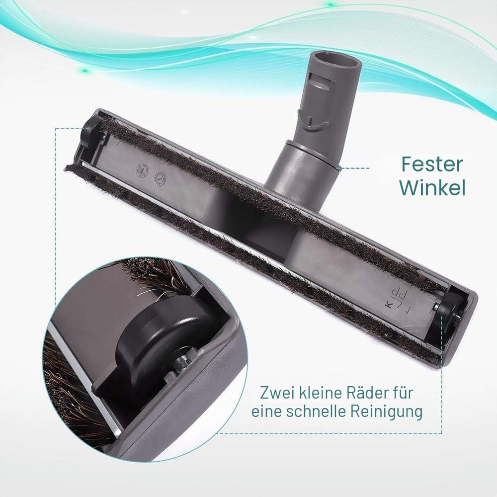 Flexible Parkettdüse für Staubsauger, kompatibel mit Dyson DC37 DC33C V7 V8 V10 V11 Staubsauger für