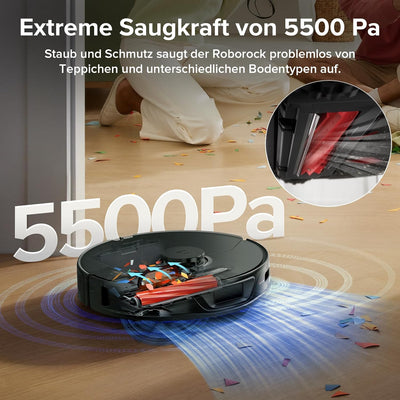 roborock S7 Max Ultra Saugroboter mit selbstentleerender/selbstwaschender/selbsttrocknender/selbstbe