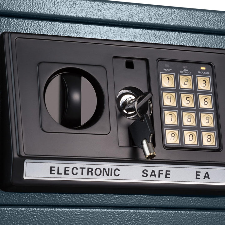 TecTake® Massiver Elektronischer Safe Tresor 20 X 31 X 22cm 4,6 kg schwarz inklusive 4 Batterien