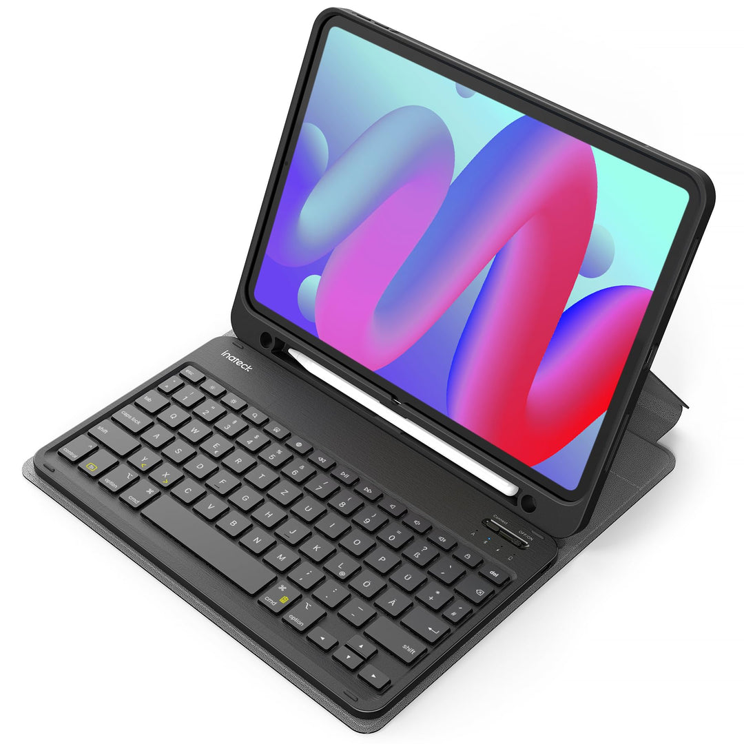 Inateck Tastatur Hülle kompatibel mit iPad 10 Gen. 2022, iPad Air 5/4 (2022/2020) 10,9 Zoll, iPad Pr
