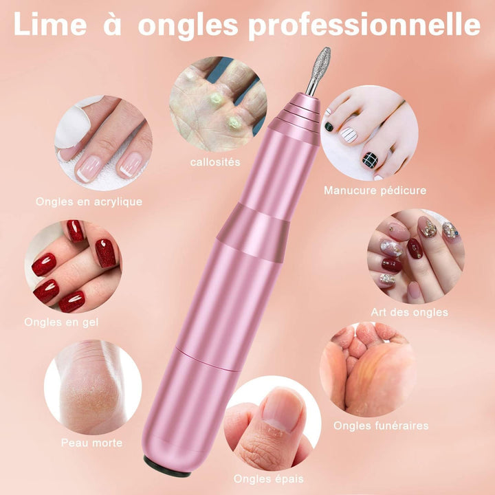USB-Nagelfräse, tragbar, elektrisch, Maniküre- und Pediküre-Set, Maniküre und Pediküre, für Salon un
