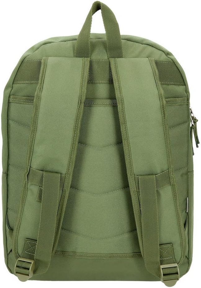 Pepe Jeans Cross Rucksack Grün 32x44x15 cms Polyester für 15,6"-Laptop 21.12L, Rucksack Grün