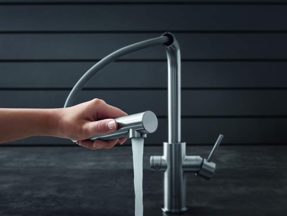 Grohe BLUE Professional C-Auslauf Kit mit Bluetooth und WiFi, Supersteel 31302DC2 supersteel C-Ausla