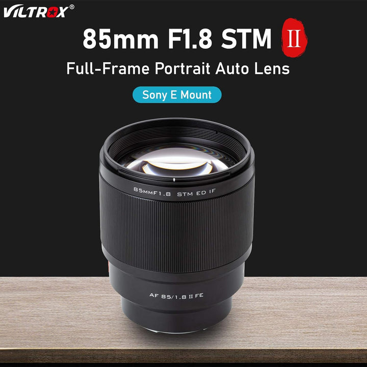VILTROX 85mm F1.8 E Full Frame Autofokus Augenfokus unterstützen Porträt Prime Objektiv für Sony E-M