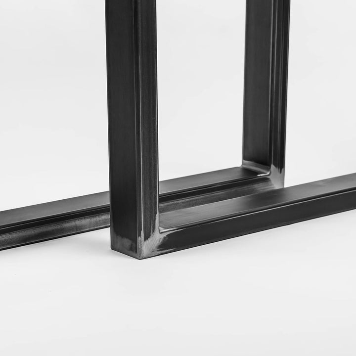 2 Stück Massive TISCHGESTELLE, Tischkufen für DIY Möbel wie Esstisch, Schreibtisch, Bistro | Vierkan