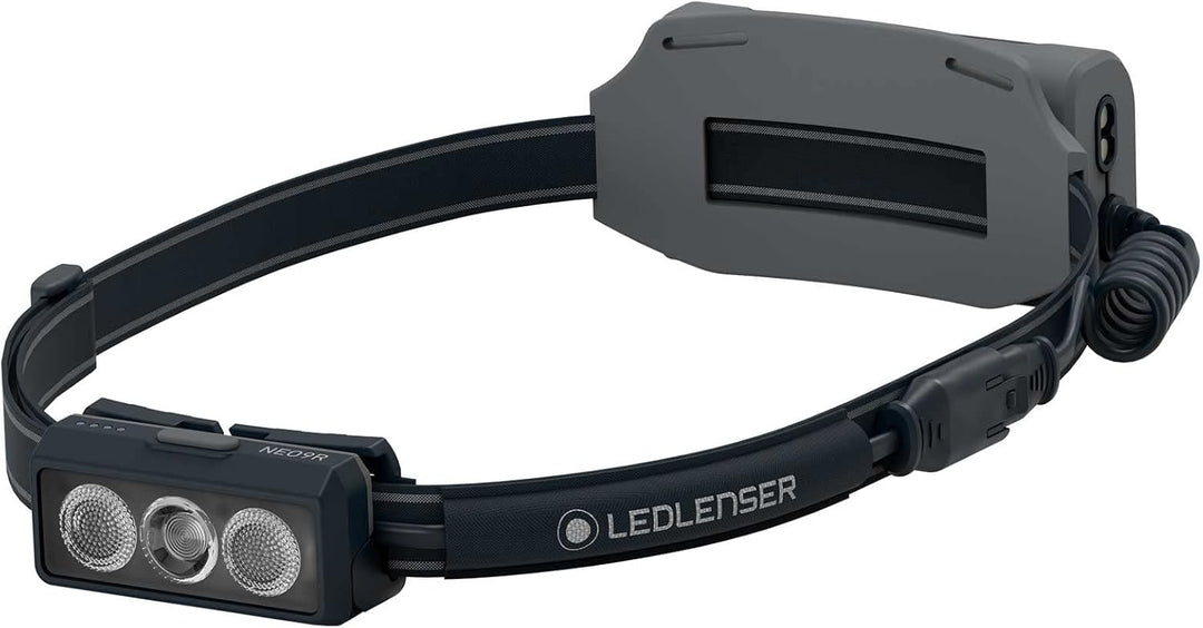 Ledlenser Neo 9R Stirnlampe, schwarz-grau