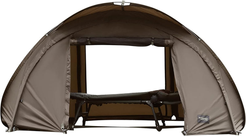 MK-Angelsport Pop Up Bivvy (Masse:252x131x124cm) Wurfzelt Festivalzelt Anglerzelt Angelzelt Fischerz