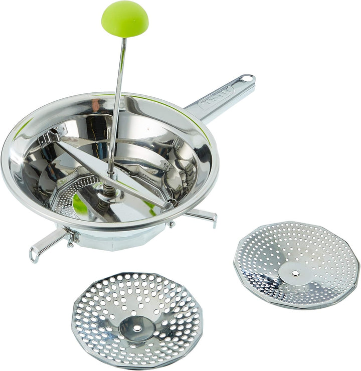 IBILI PASAPURES INOX 3 DISCOS 24 CMS, Stainless Steel, Silber, 24 x 9 x 9 cm, 4-Einheiten