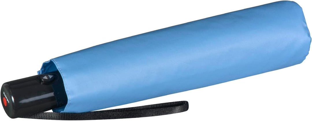 Knirps Taschenschirm Slim Duomatic Auf-Zu-Automatik Blue - Irisierend - Uv-schutz, Blue - Irisierend