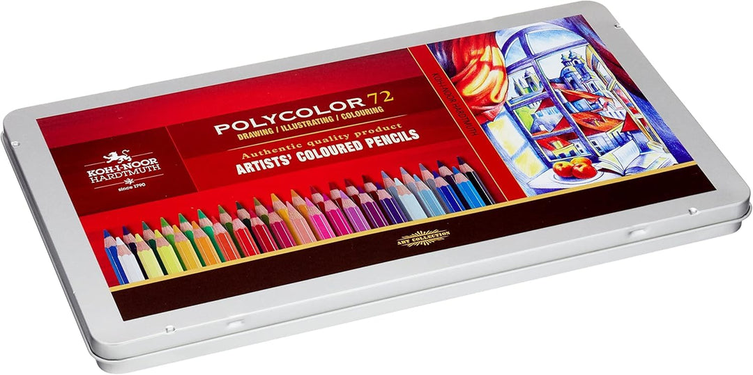 KOH-I-NOOR Polycolor Künstler-Farbstifte (72 Stück)
