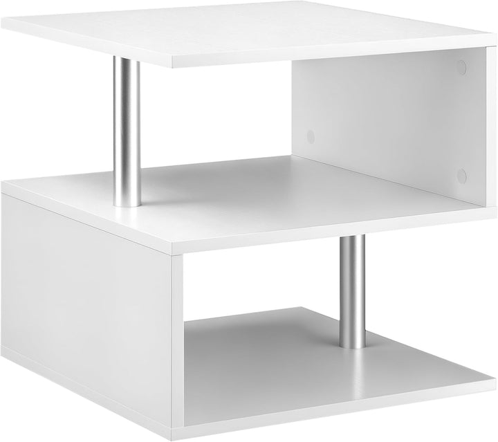 HOMCOM Couchtisch Beistelltisch Kaffeetisch Teetisch Wohnzimmertisch Holzmaserung E1 Spanplatte Meta