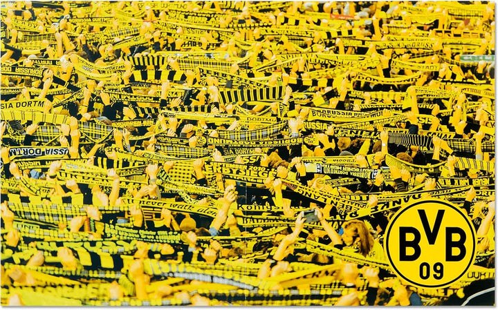 Borussia Dortmund Unisex Jugend BVB Puzzle 1000 Teile, schwarzgelb, 72x45cm