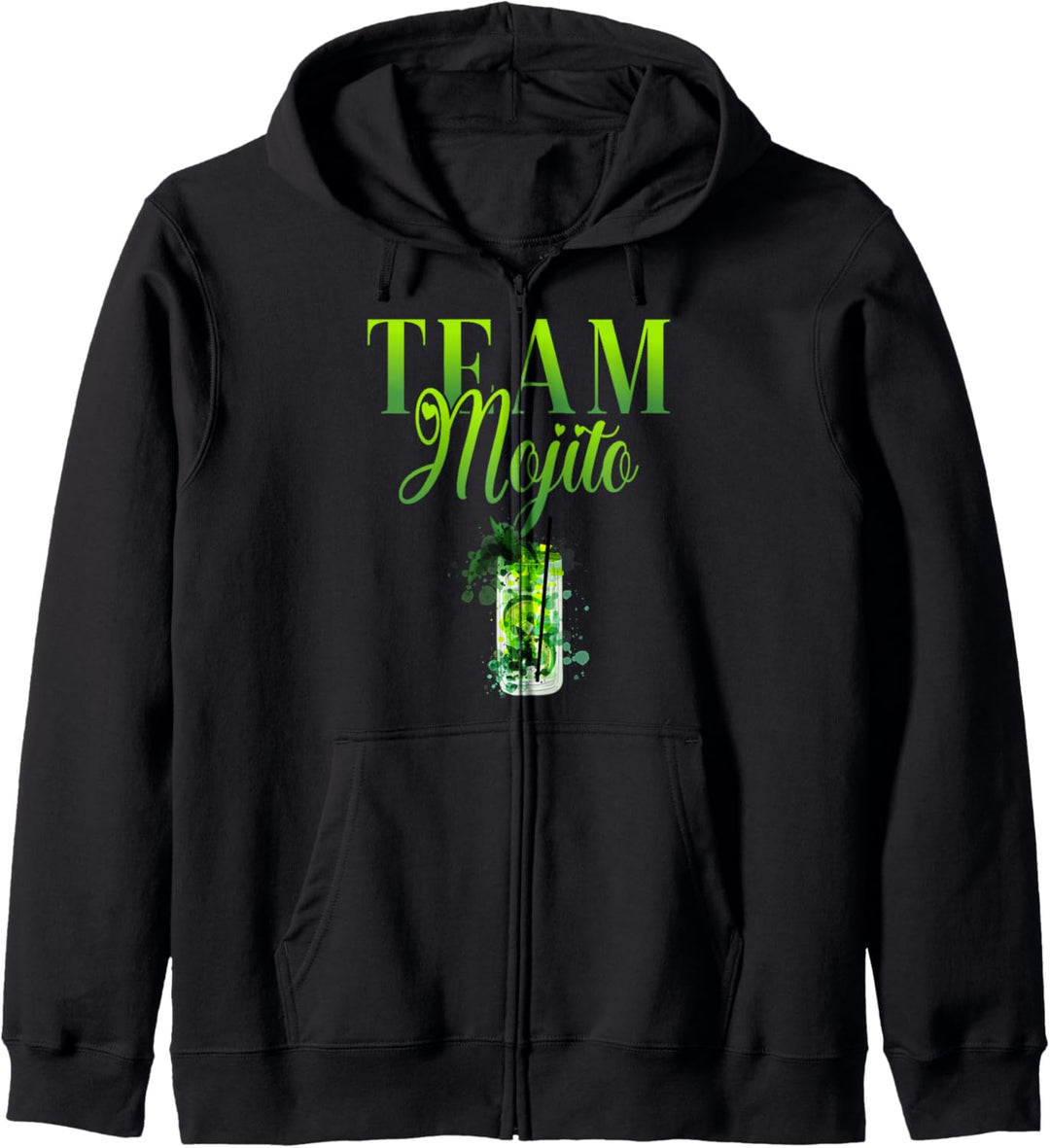 Junggesellinnenabschied Team Mojito Cocktail für Barkeeper Kapuzenjacke