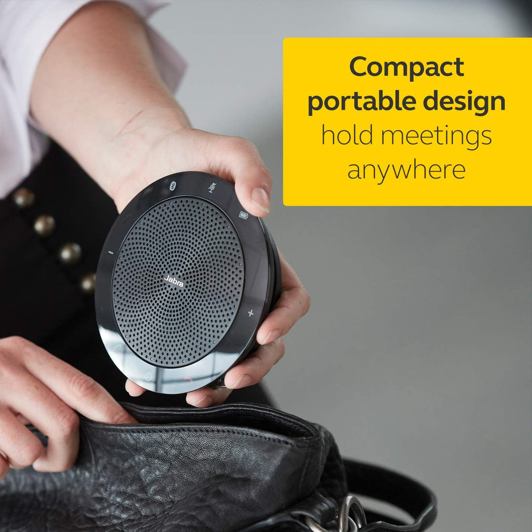 Jabra 7410-109 Speak 410 Konferenzlautsprecher – Microsoft zertifizierter tragbarer Lautsprecher mit