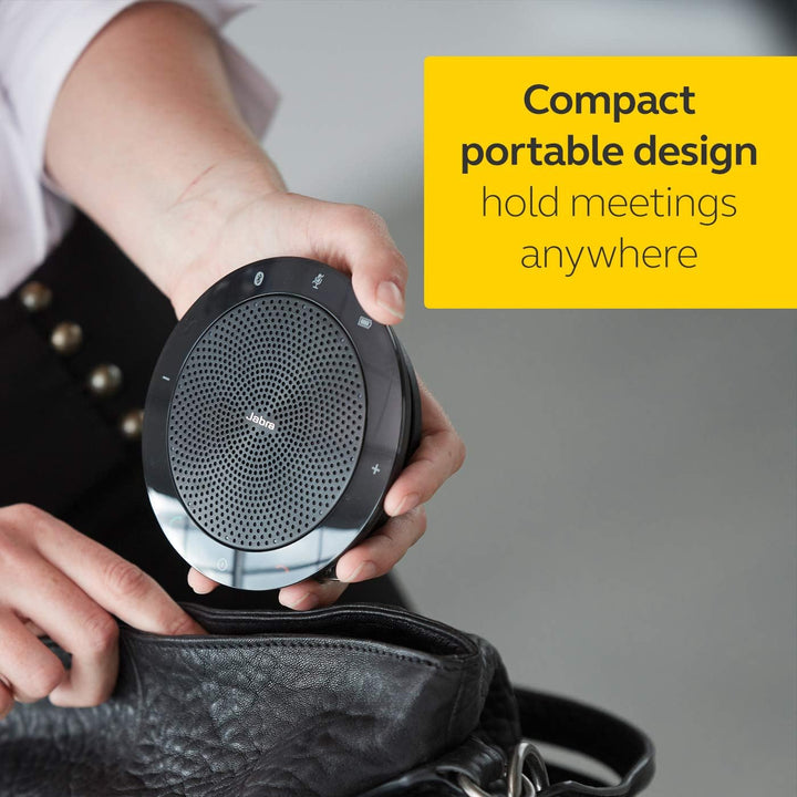 Jabra 7410-109 Speak 410 Konferenzlautsprecher – Microsoft zertifizierter tragbarer Lautsprecher mit