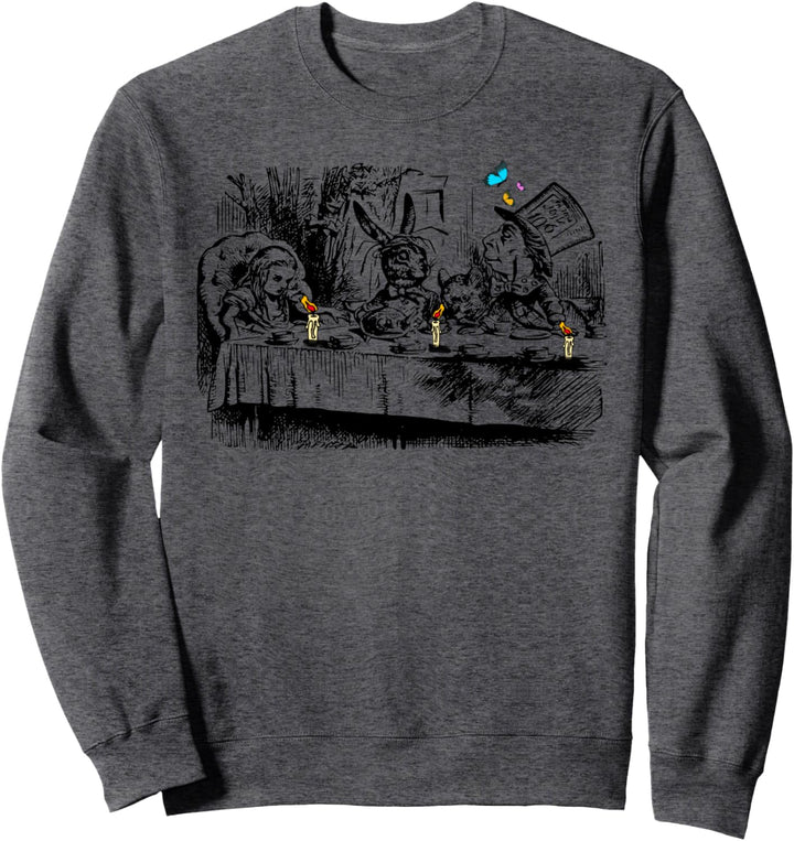 Alice in Wonderland-Men Women Kids Mad hatter White Rabbit Sweatshirt