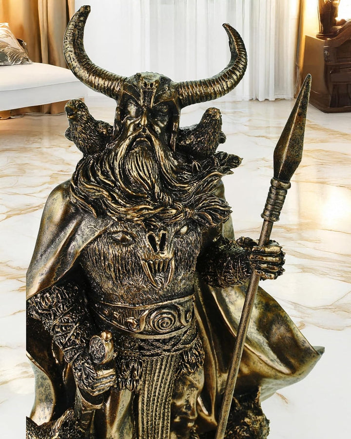 Kremers Schatzkiste Gott Odin mit seinen Raben Hugin + Munin + den Wölfen Geri und Freki