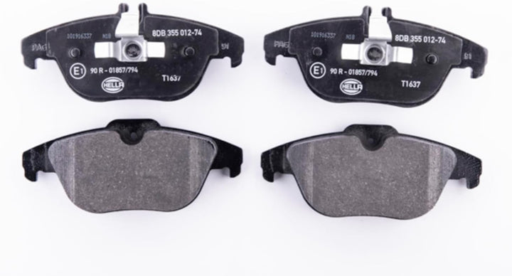 HELLA PAGID 8DB 355 012-741 Bremsbelagsatz - T1637 - Dicke/Stärke: 17.5mm - Bremssystem: Teves - für