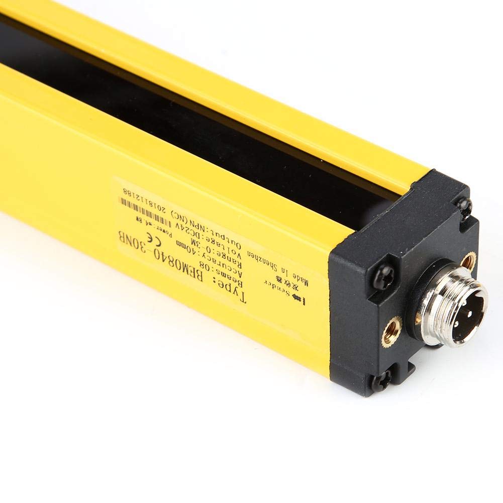 Gittersender, Gitterempfänger 8 Punkte Lichtvorhangsensor Schalter Sicherheitslicht Gitter Sicherhei