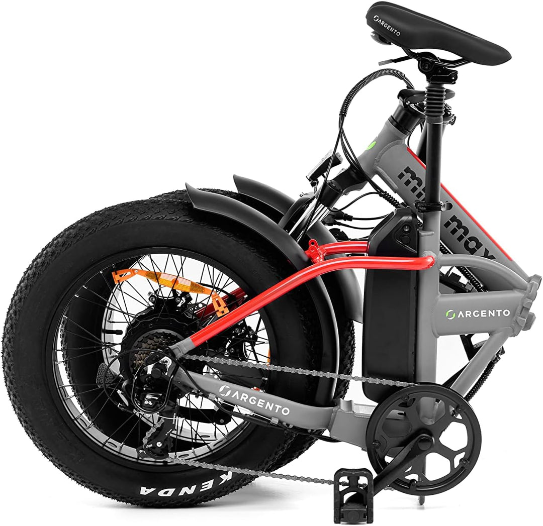 Argento Unisex – Erwachsene Mini Max E-Fahrrad Grau, Grau