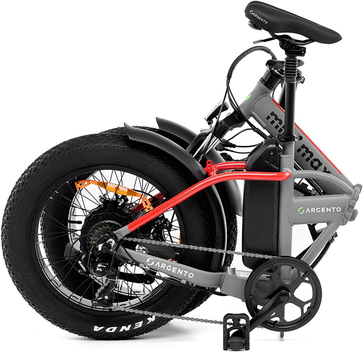 Argento Unisex – Erwachsene Mini Max E-Fahrrad Grau, Grau