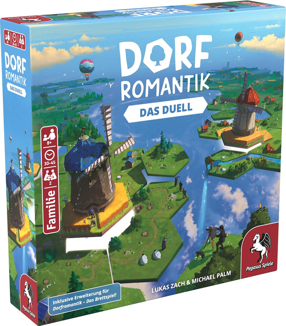 Pegasus Spiele 51241G Dorfromantik-Das Duell