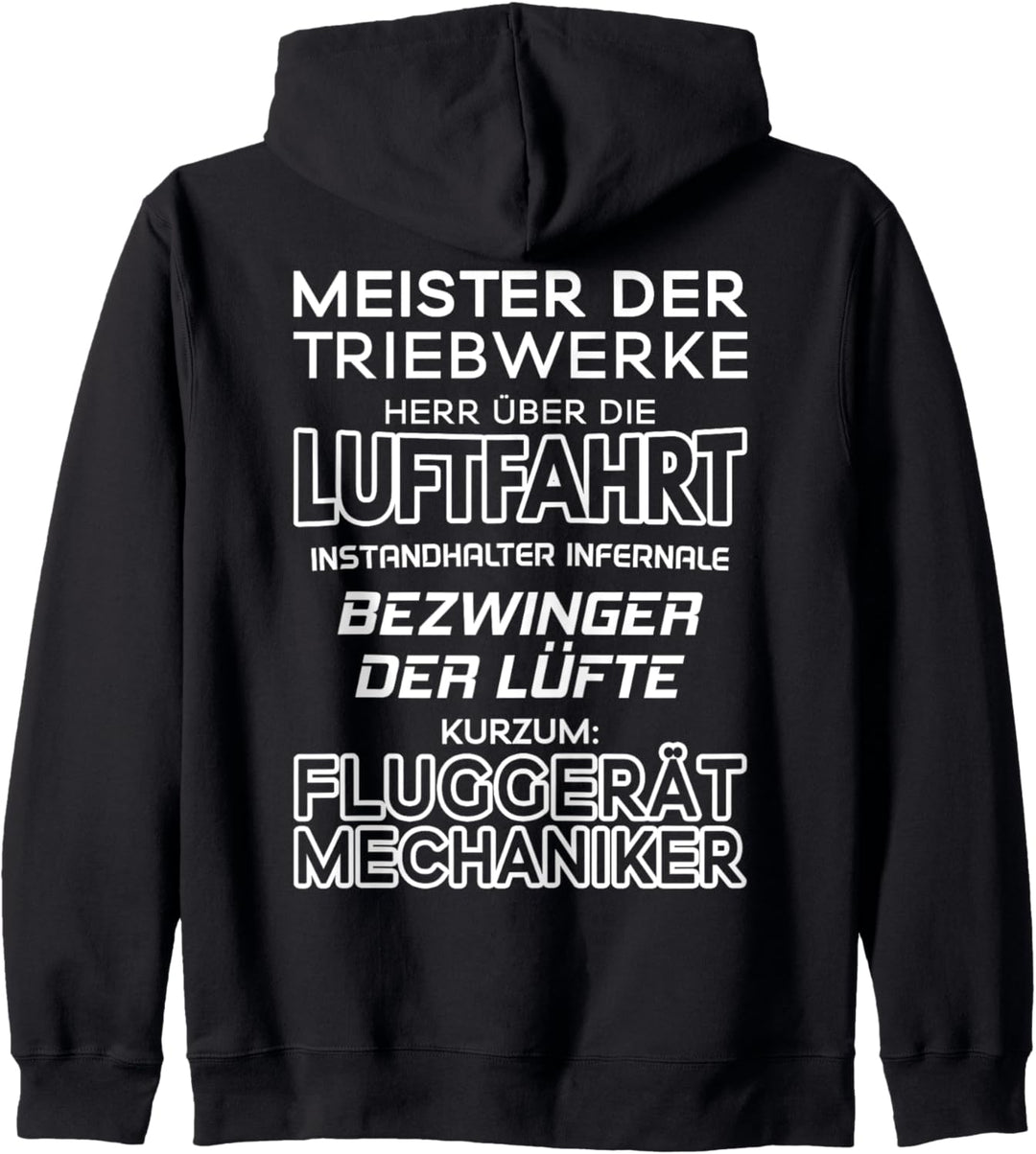 Meister Der Triebwerke Fluggerätmechaniker Kapuzenjacke