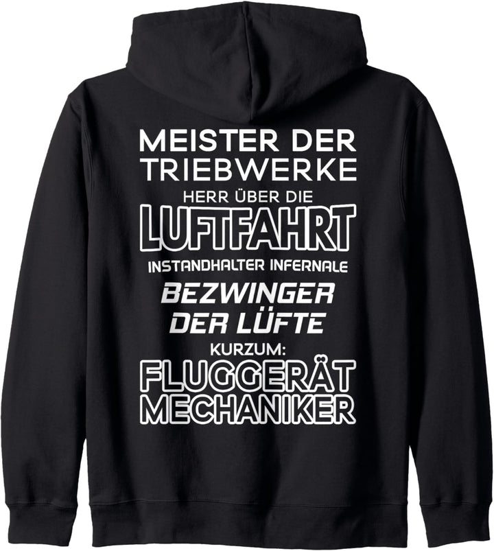 Meister Der Triebwerke Fluggerätmechaniker Kapuzenjacke