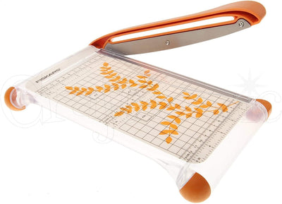 Fiskars Hebelschneidemaschine, Papierschneidemaschine A5, Mit Fingerschutz, 1003922 Hebel A4/A5, Heb