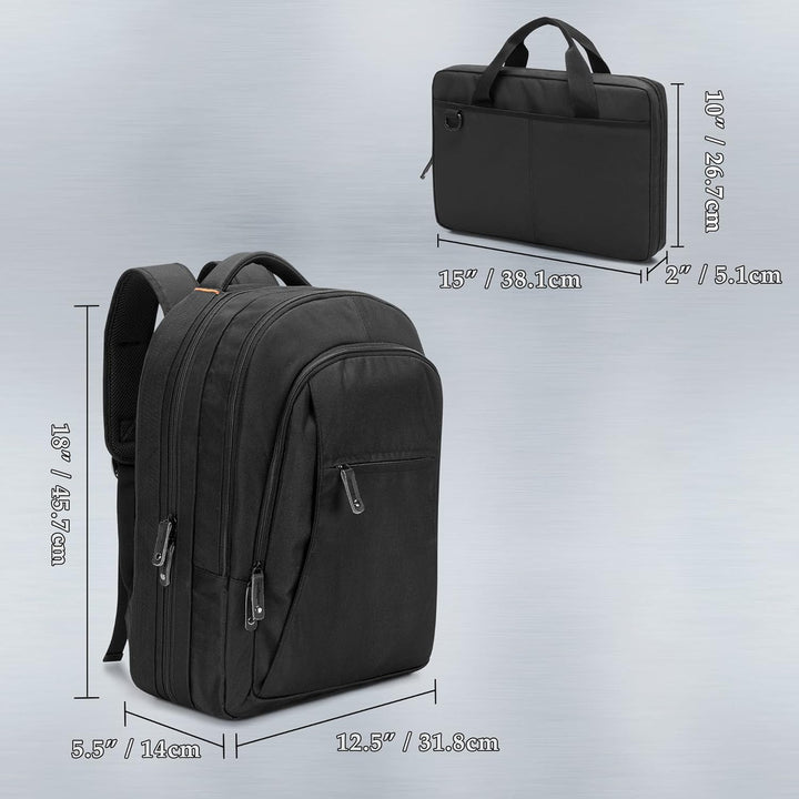 samdew 3 lagiger Koch Rucksack mit Messer Tasche, Koch Messer Set Tasche Rucksack mit 12 + 23 Slots