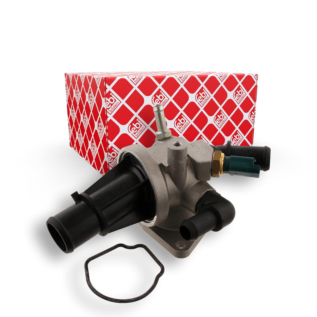 febi bilstein 32646 Thermostat mit Gehäuse, Dichtung und Temperaturschalter , 1 Stück