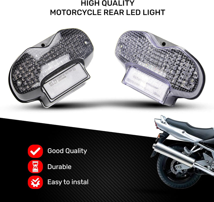 avdb-moto LED-Bremslicht mit integriertem Blinker kompatibel mit Suzuki GSF Bandit 600, 1200 2000/20