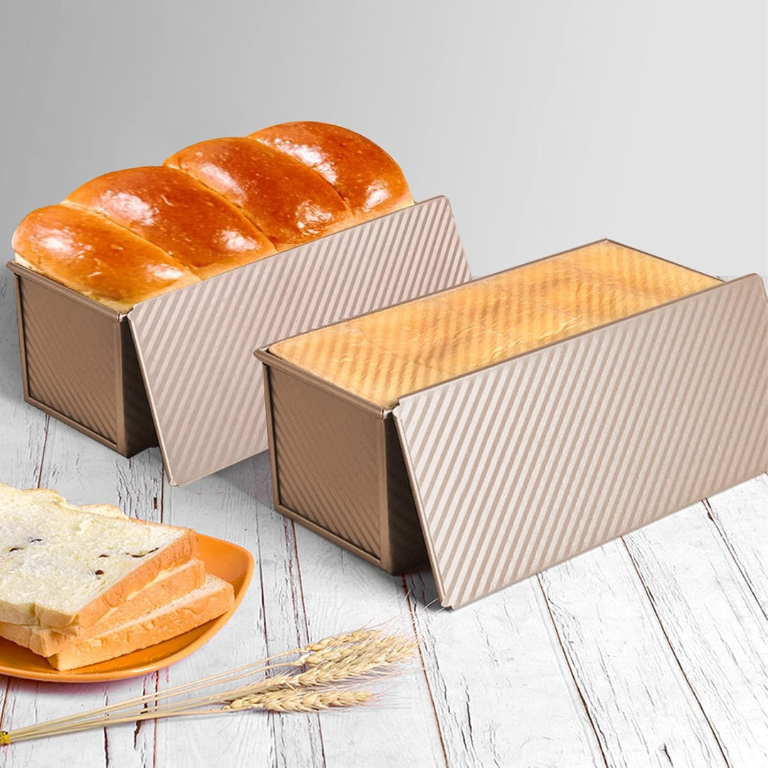 Brotbackform mit Deckel Toastbrot Backform Brotbackformen Toastbrotform Antihaft Brotform Kastenform