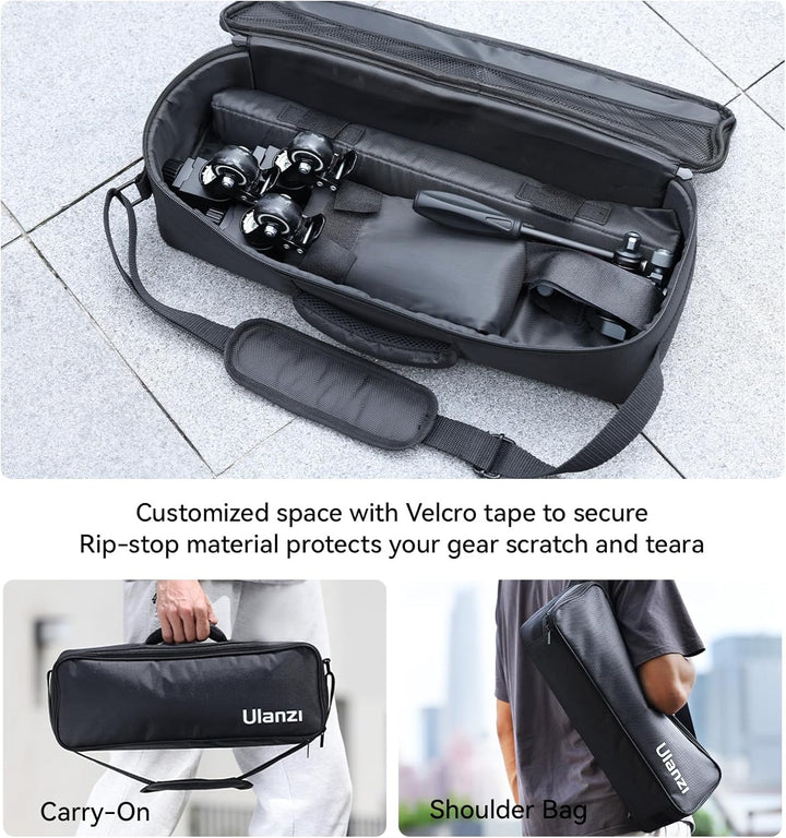 ULANZI AT02 Stativ Dolly, Einstellbare Beinlänge für AT01 Kamera Stative, Max. Belastung 20kg, AT02