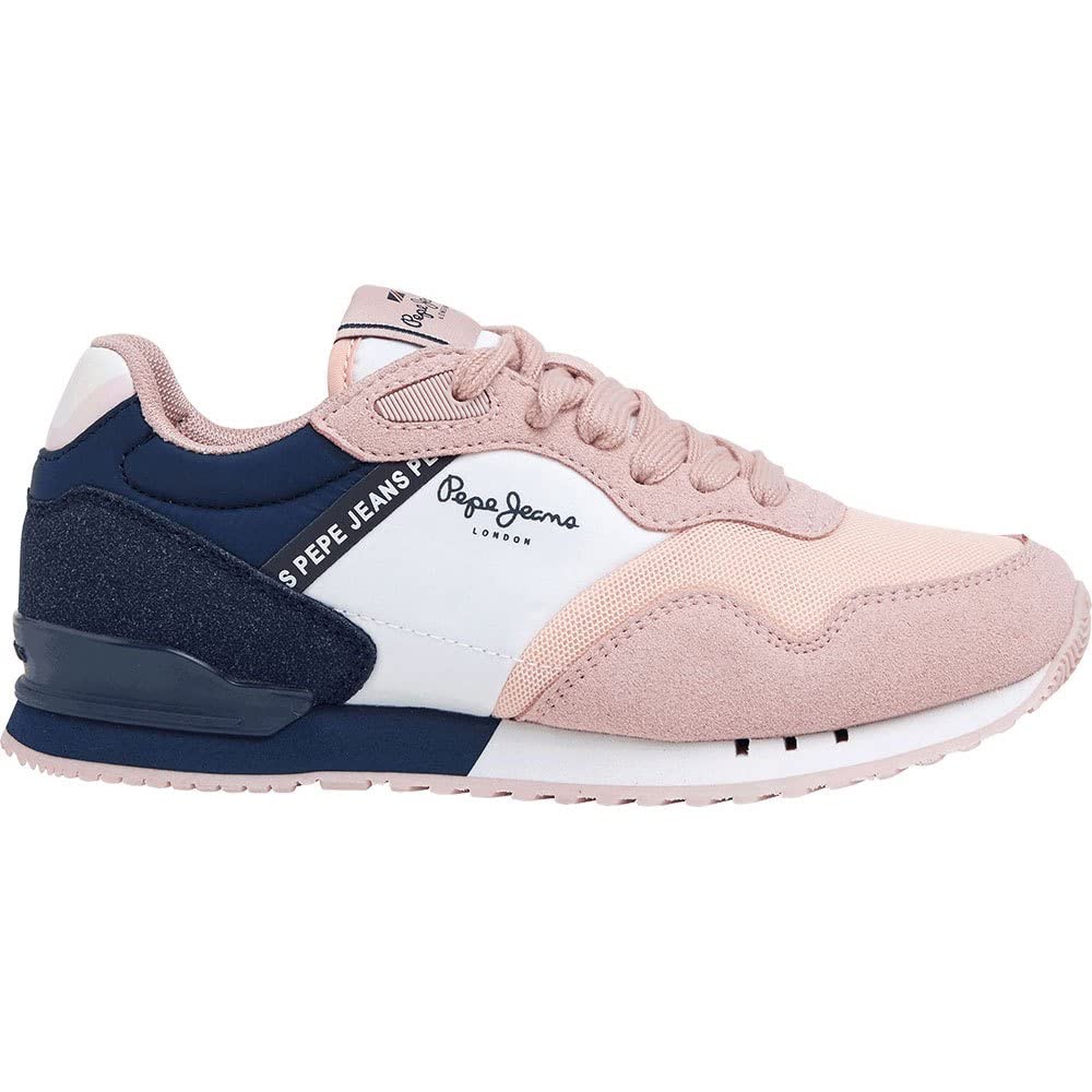 Pepe Jeans Mädchen London Basic G Sneaker 32 EU Soft Pink, 32 EU Soft Pink