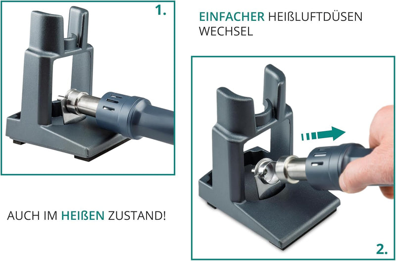 QUICK QU861DW+ Profi Heissluft Lötstation Set digital regelbar - 1000 Watt/ Temperaturbereich 100 -