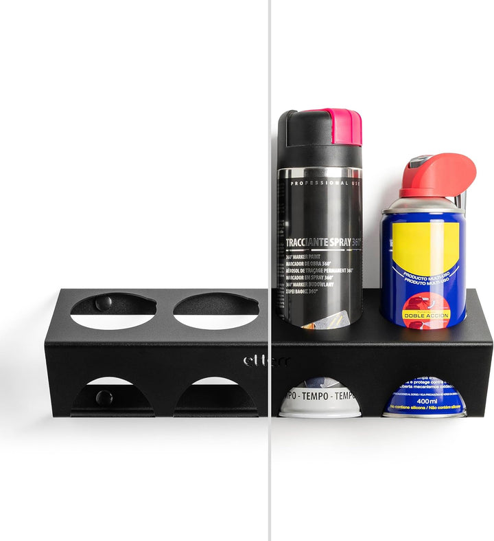 Wandhalterung für Sprays und Spray, Ø 65 mm, 100 % verstärkter Stahl, Organizer, Regalregal, Werksta