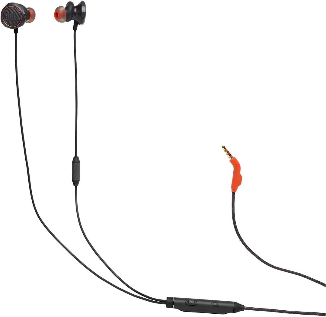JBL Quantum 50 In-Ear-Gaming-Kopfhörer in Schwarz – Für PC und Konsole – Headset mit Mikrofon und St