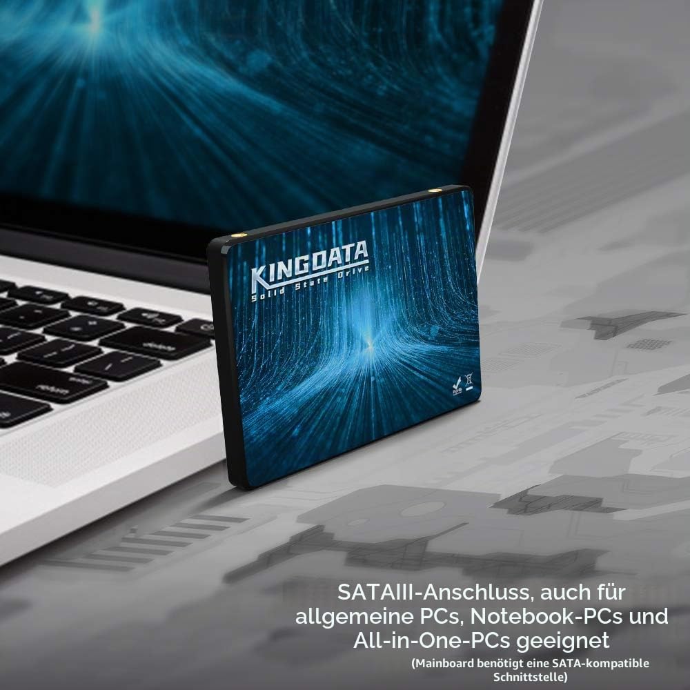 KINGDATA SSD 2.5 Inch SATA3 120 GB Internal Solid State Drive for Desktop Laptops SATA III 6 Gb/s 1T