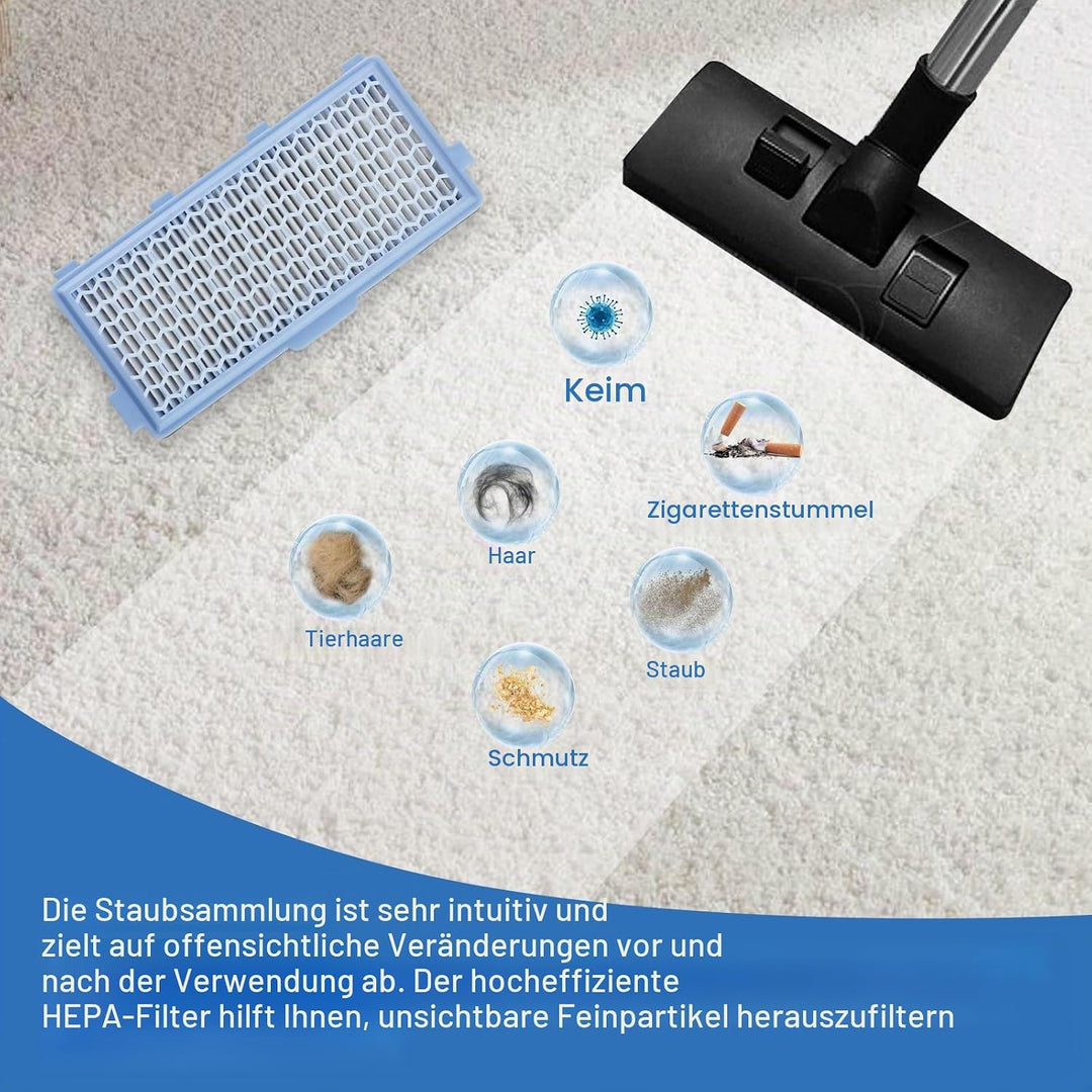 3 Sätze Hepa Filter Staubsauger für Miele Compact C1 &amp; C2, Complete C2 &amp; C3, S8340, Hepa Filters für