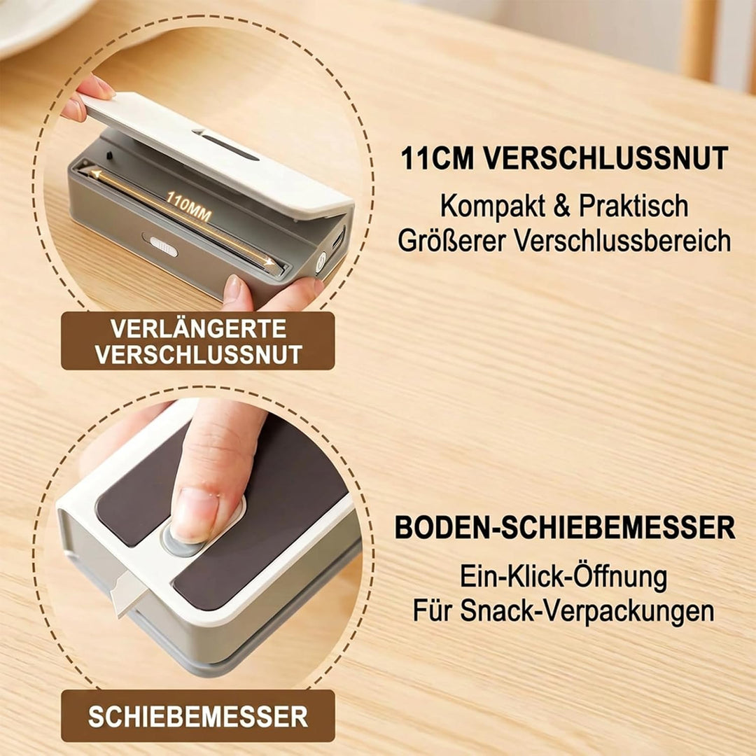 Mini Folienschweissgerät, Tüten Schweissgerät, Mini Beutelverschliesser, Tüten Versiegler, Tragbares