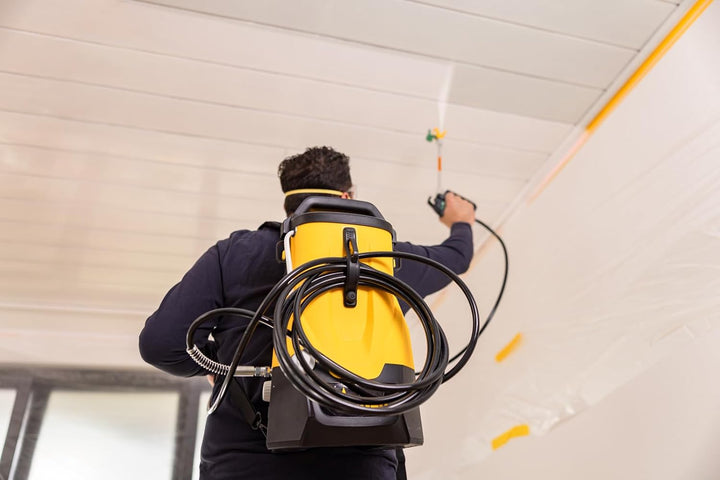 WAGNER Akku-Farbsprühsystem Control Pro 300 Move 18V Kit - Frei und flexibel: bequem als Rucksack, s