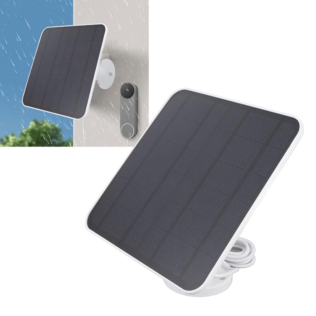12W Solarpanel Ladegerät für Essential Spotlight für XL Spotlight Kameras Vogelfutterhäuschen Kamera
