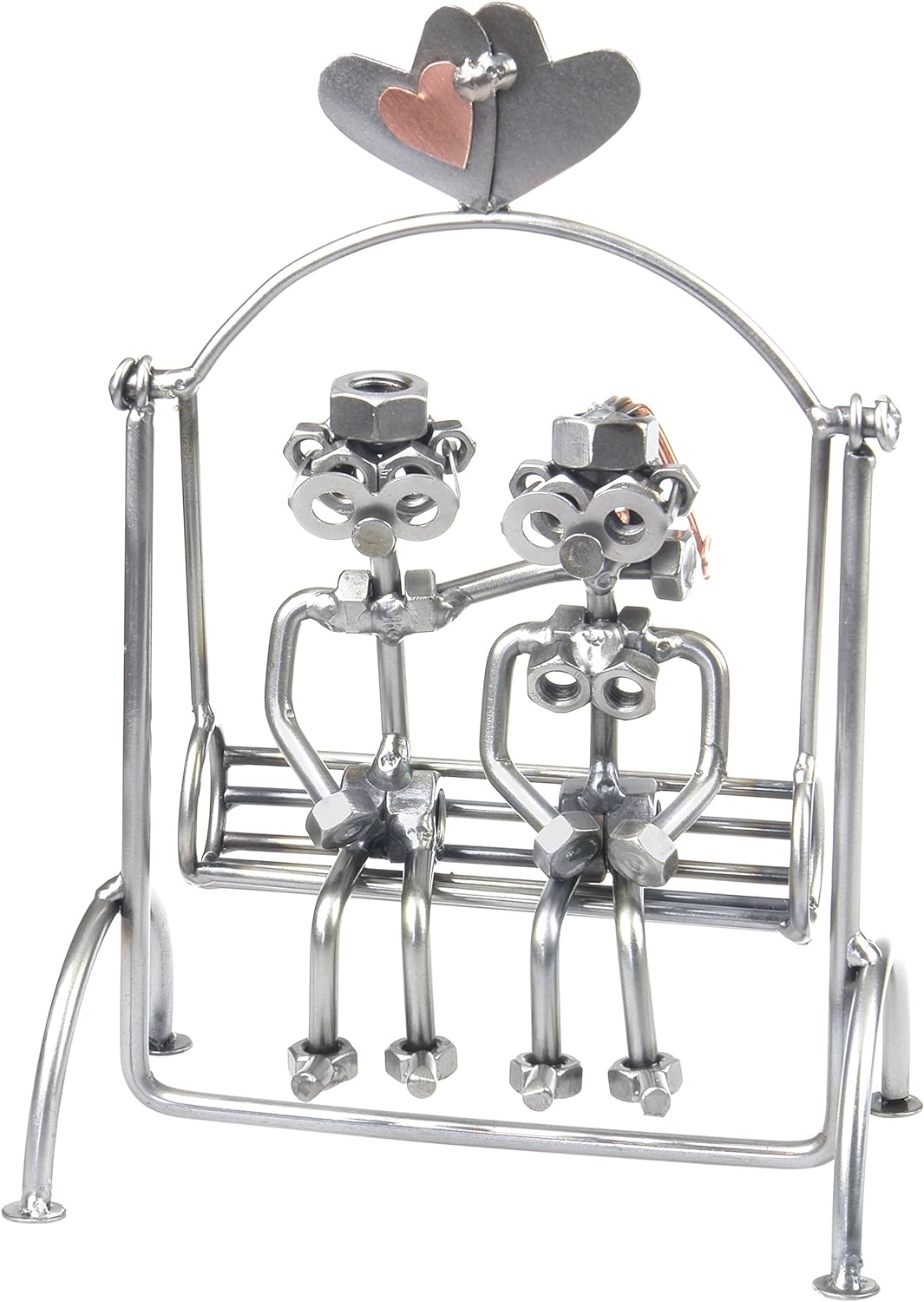 metalman24 Schraubenmännchen Liebespaar Liebe Bank I Handarbeit I Geschenkidee I Metallfigur I Metal