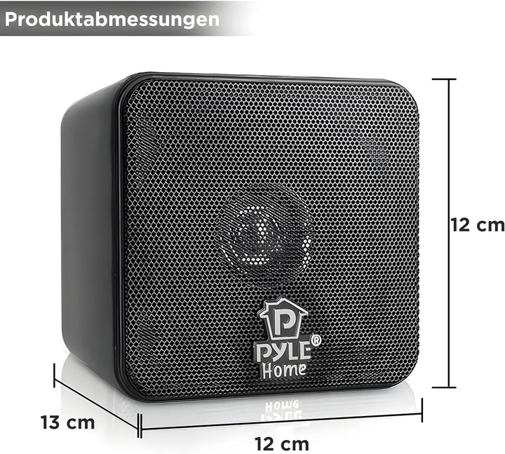 PyleHome Black 4IN Mini Cube